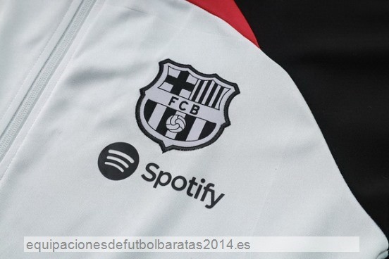 Nuevo Conjunto Completo Ropa Deportiva Con Cremallera Larga Barcelona 23/24 Gris Negro Baratas